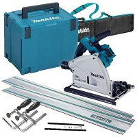 Makita DSP600ZJ 18v LXT Twin Brushless Plunge Saw Kit - Body Only